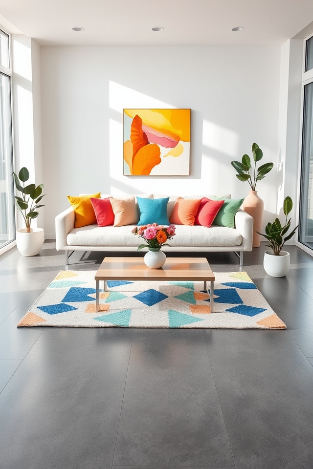 minimalist design with vibrancy