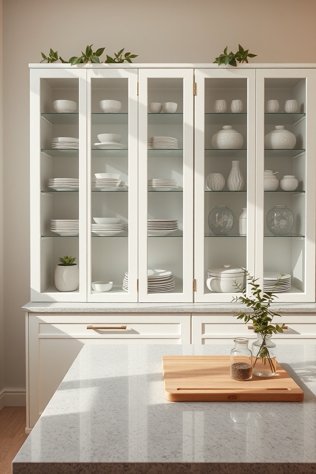 minimalist neutral kitchen design