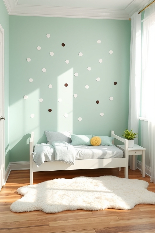 minty fresh ice cream accents