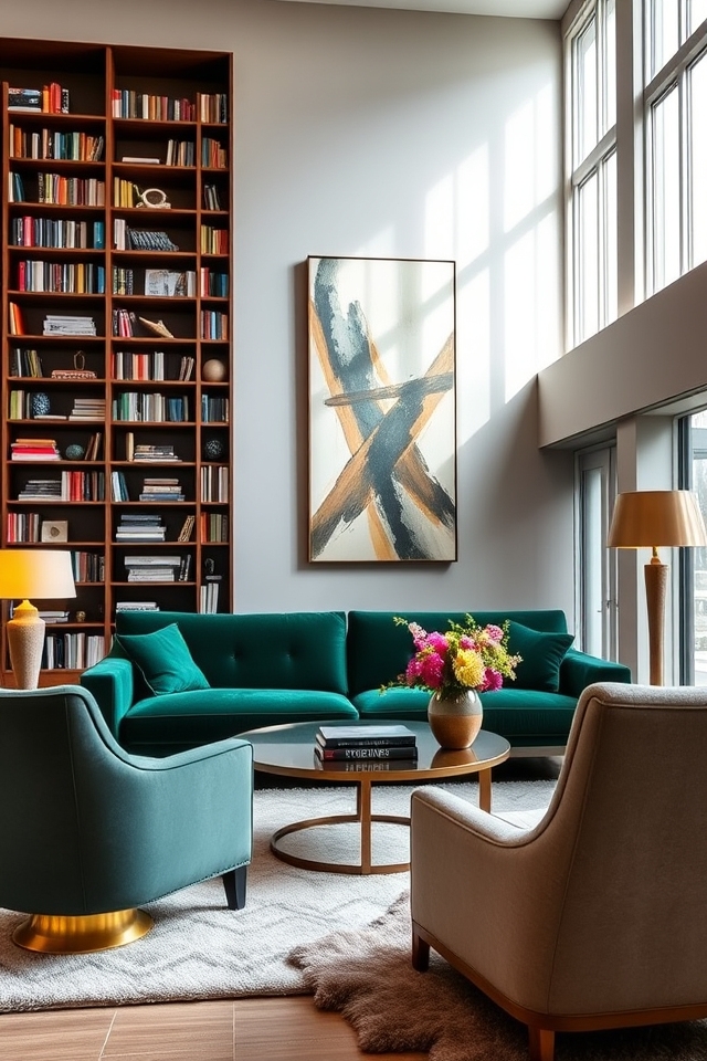 mixing furniture heights effectively