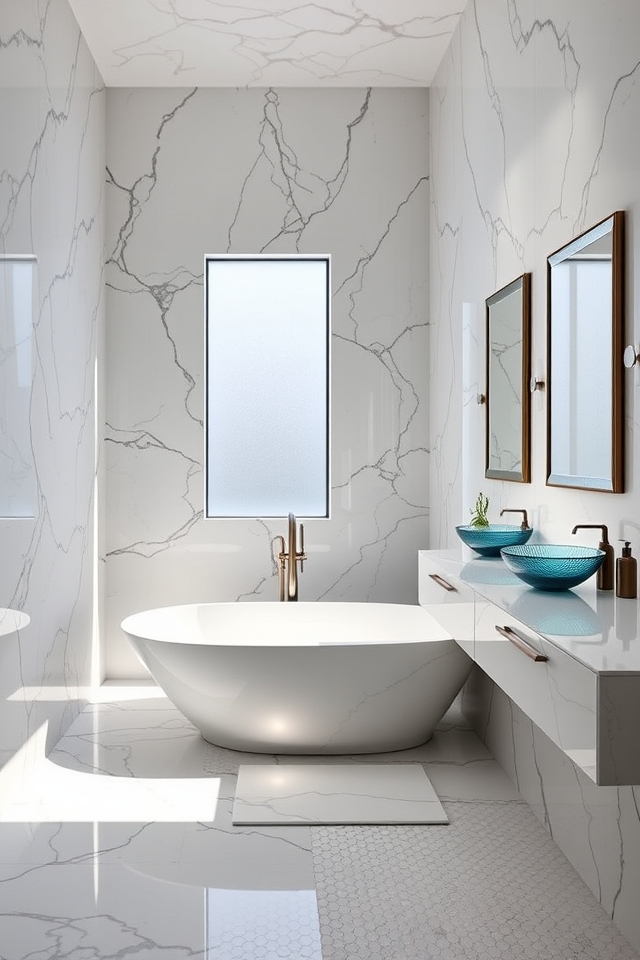modern luxurious tile installations