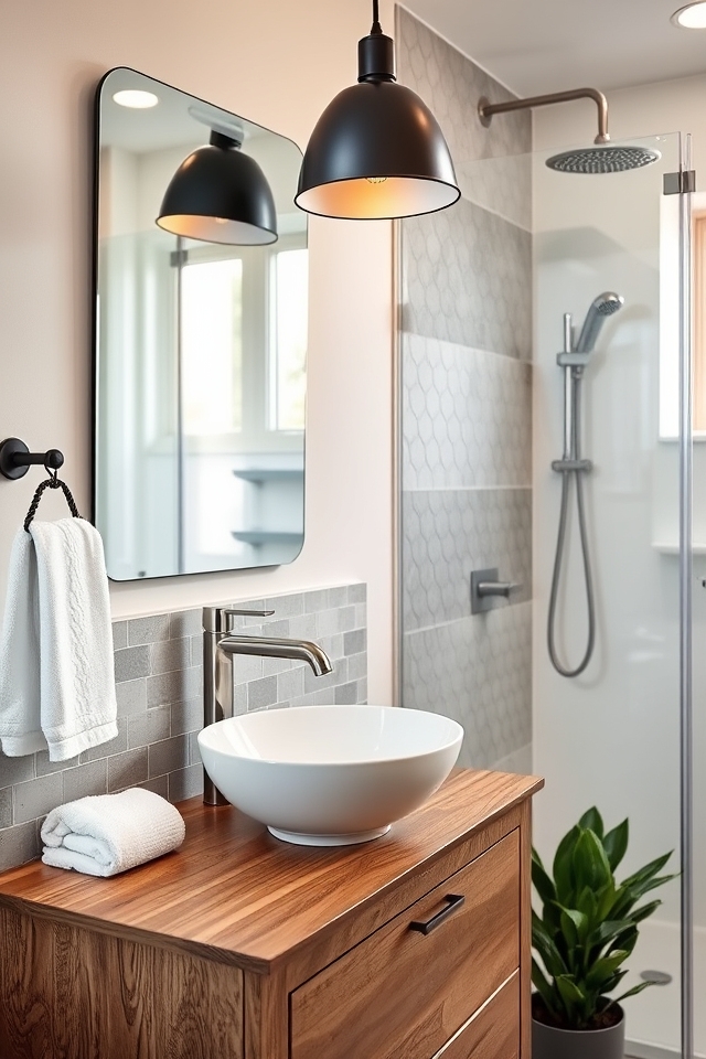 modernize bathroom fixtures stylishly