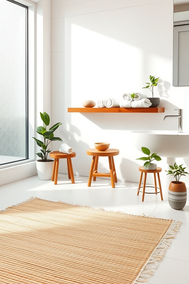 mojito inspired bamboo bathroom decor