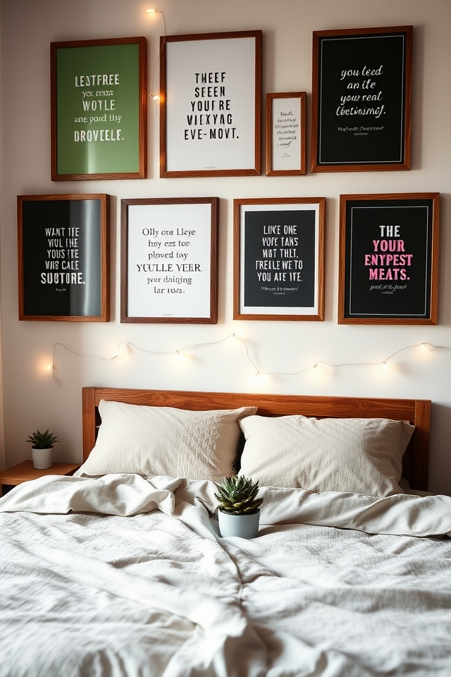 motivational decor for bedrooms