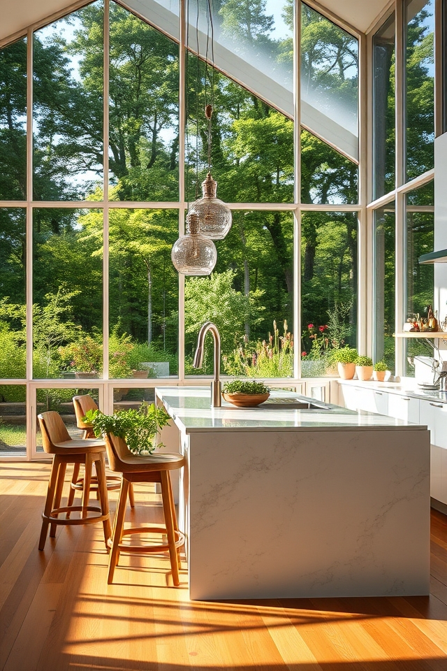 natural light kitchen design