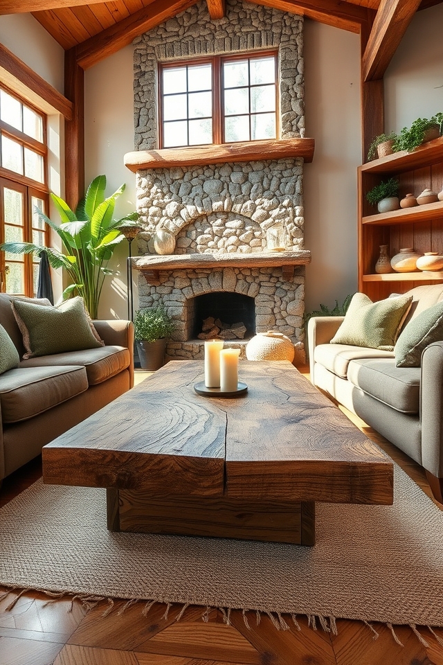 natural materials for decor