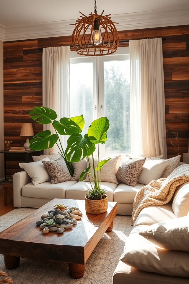 natural warmth and greenery
