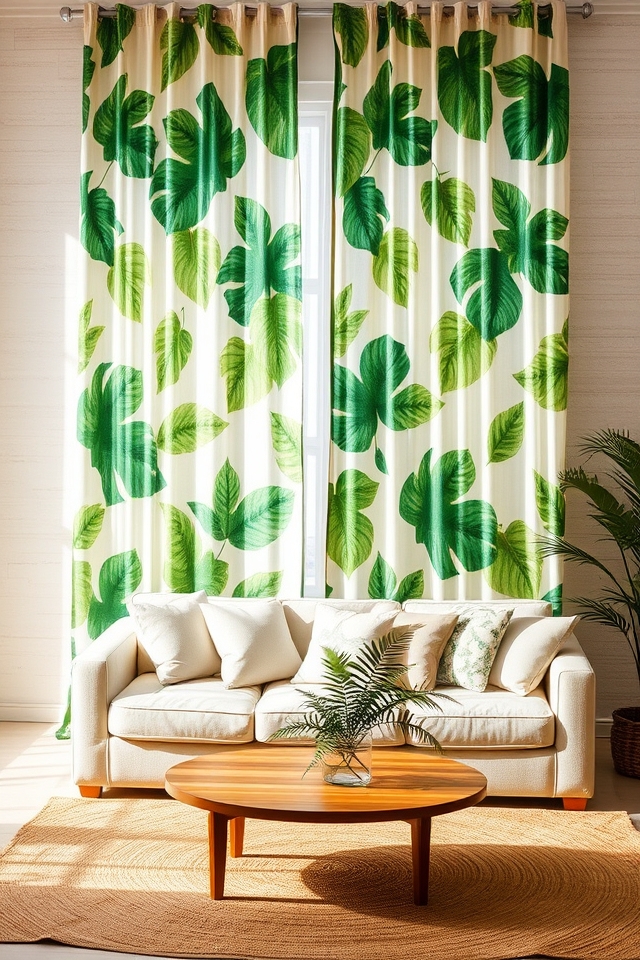 nature inspired charm curtains