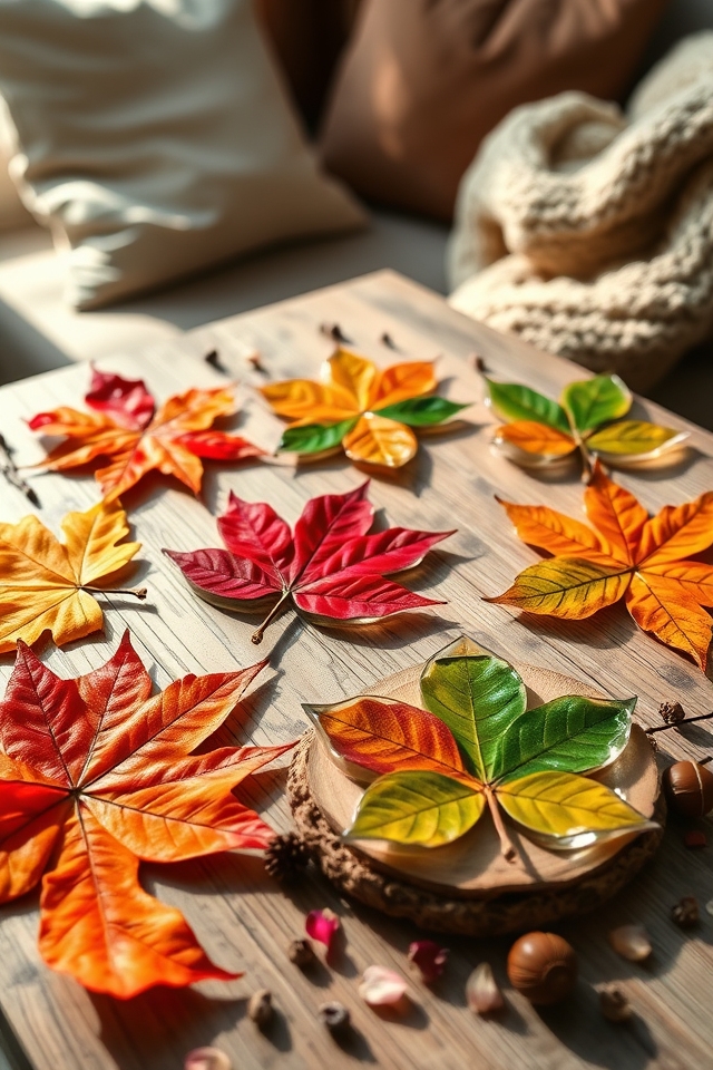 nature inspired diy coasters