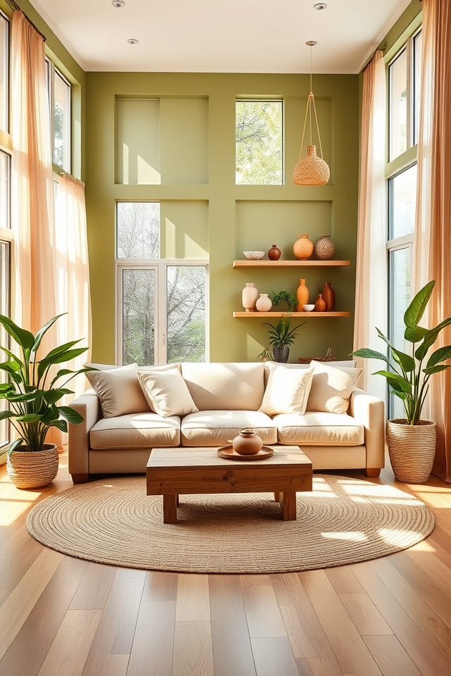 nature inspired soothing palette