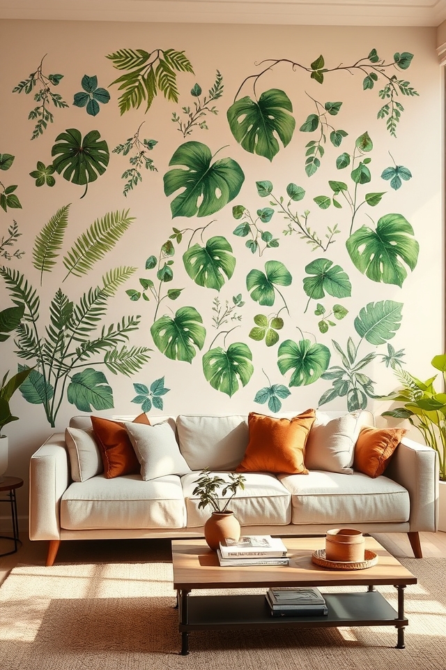 nature inspired wall transformation