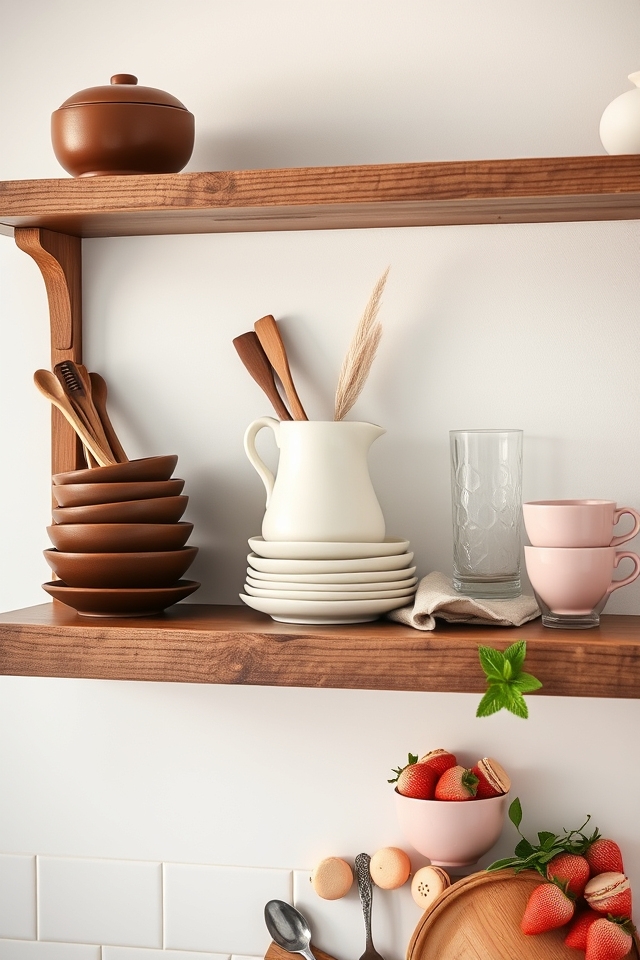 neapolitan colored shelf layers