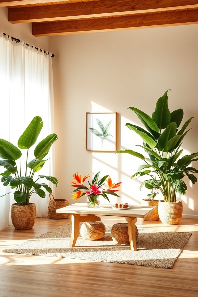 neutral backdrops enhance vibrancy