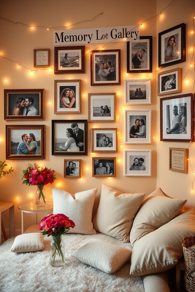 nostalgic love story display