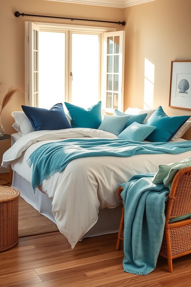 ocean blues coastal accents