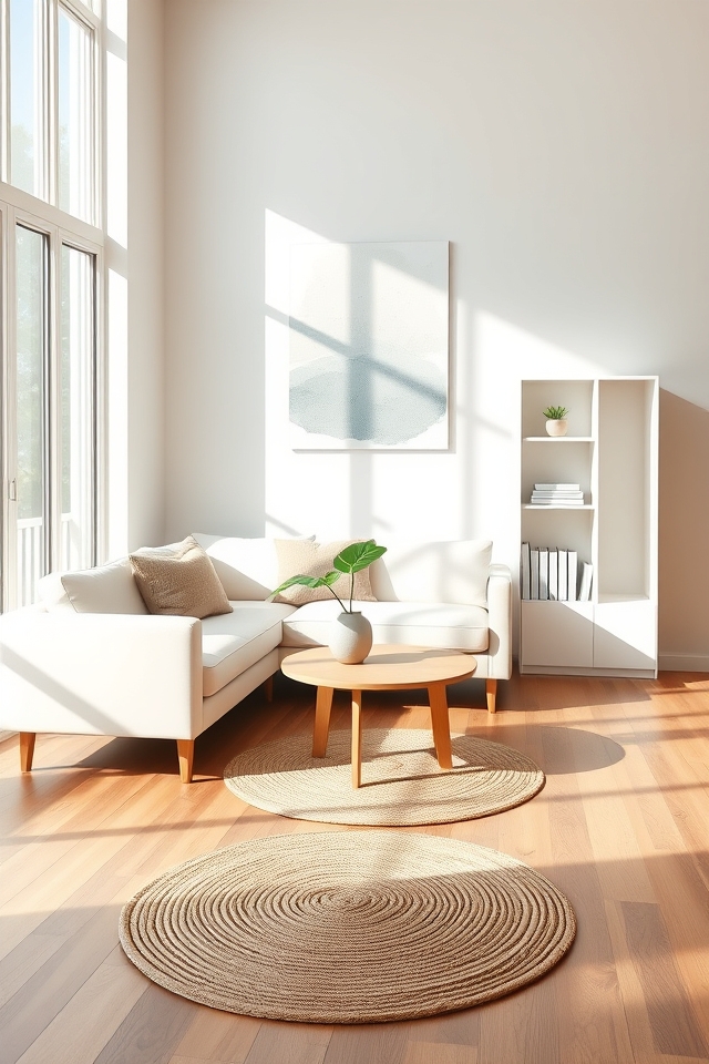 organize into designated spots