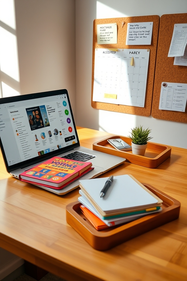 organized desk improved productivity