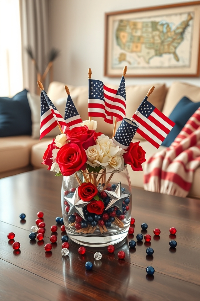 patriotic red white blue