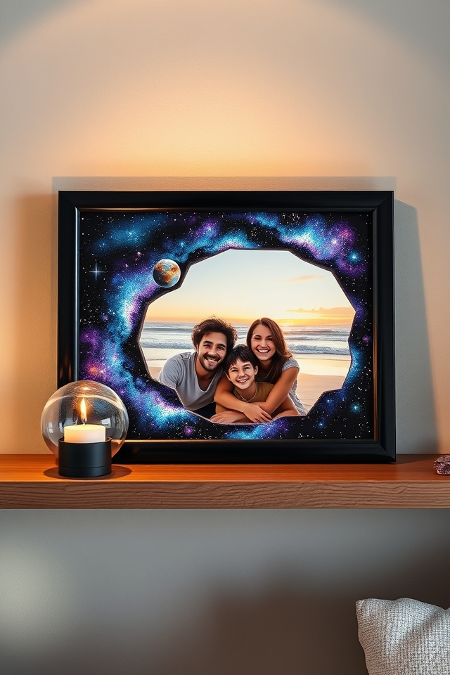 personal galaxy photo frames