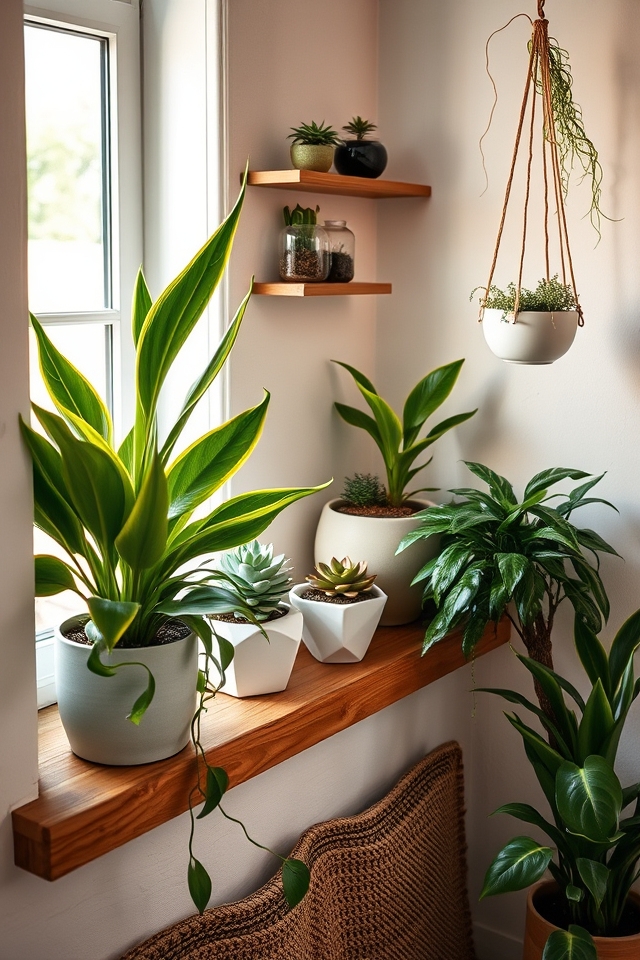 personalize space with plants