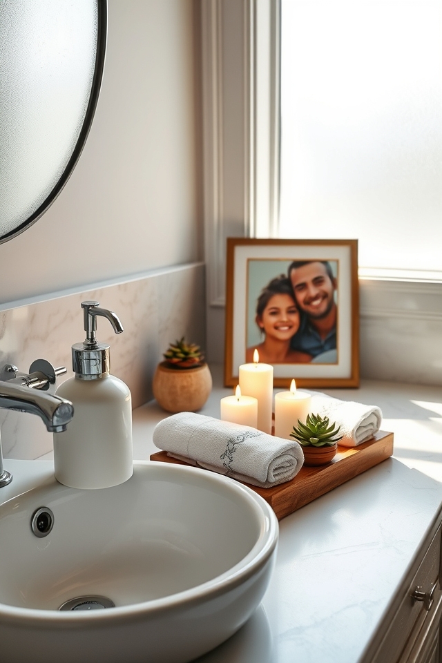 personalized bathroom decor elements