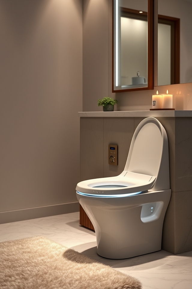 personalized bathroom toilet features