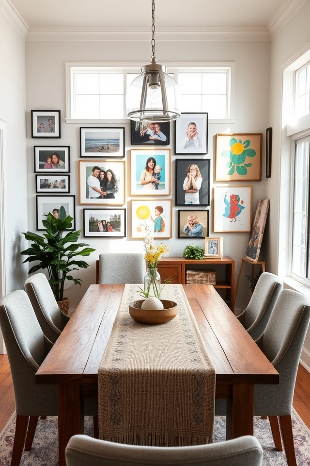 personalized family photo display