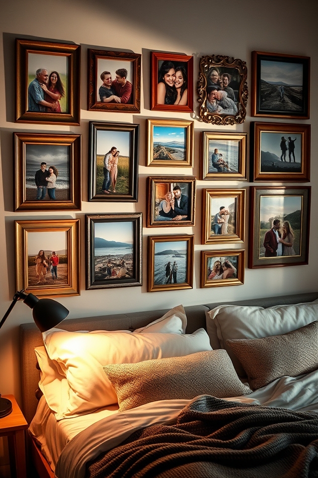 personalized gallery wall display