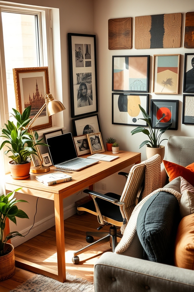 personalized inspiring workspace decor