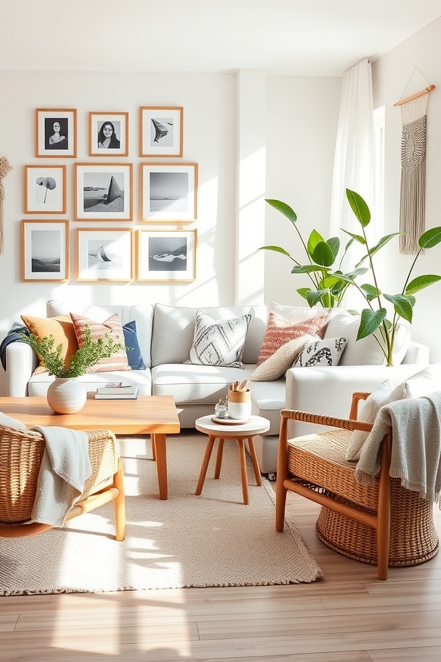 personalized minimalist living space