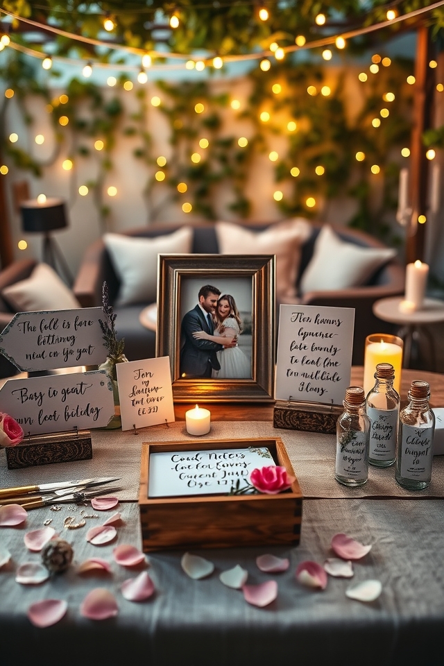 personalized proposal decor keepsakes