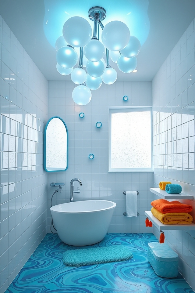 playful bubble themed lights