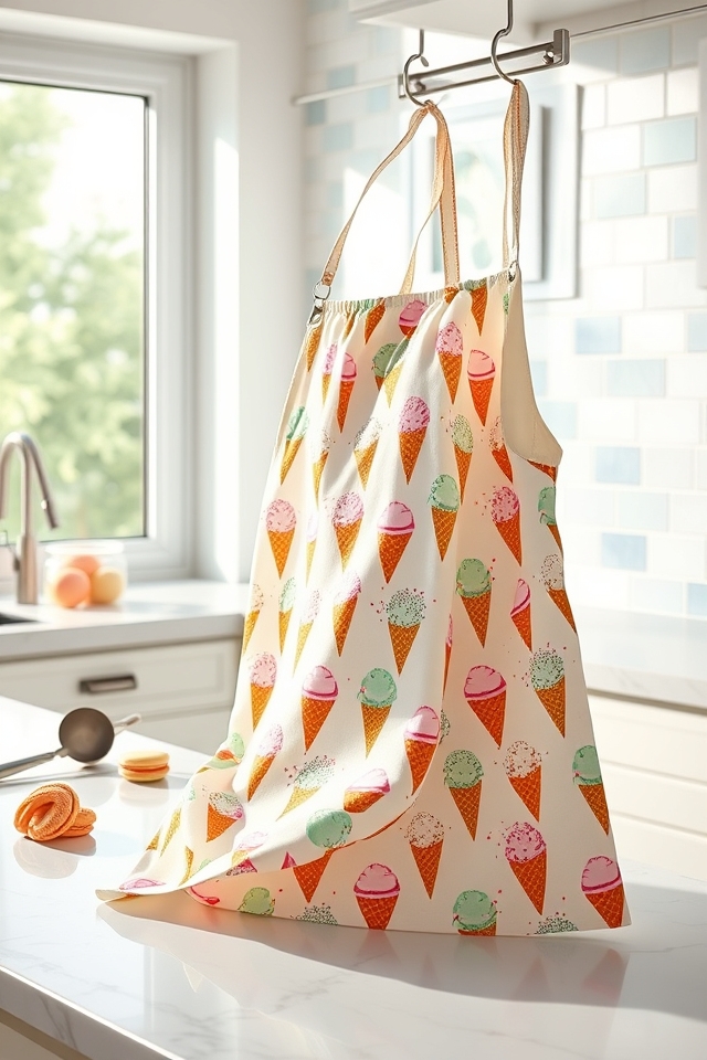playful ice cream aprons
