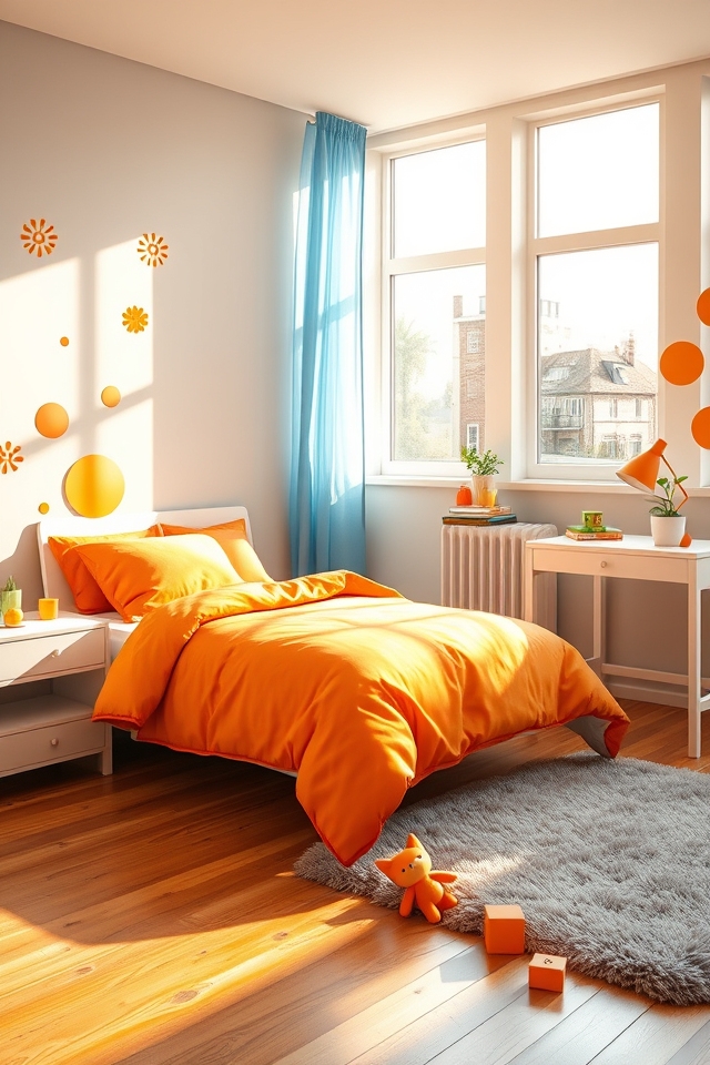 playful orange zest energy