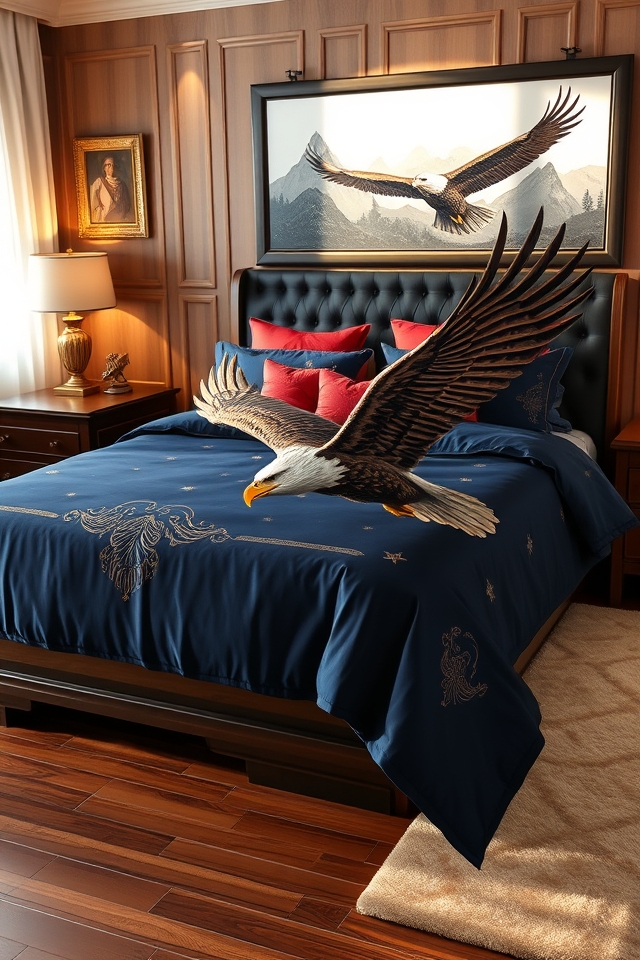 regal eagle patriotic motifs