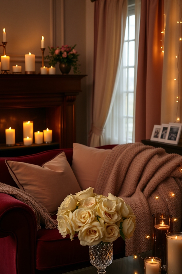 romantic candlelit proposal ambiance