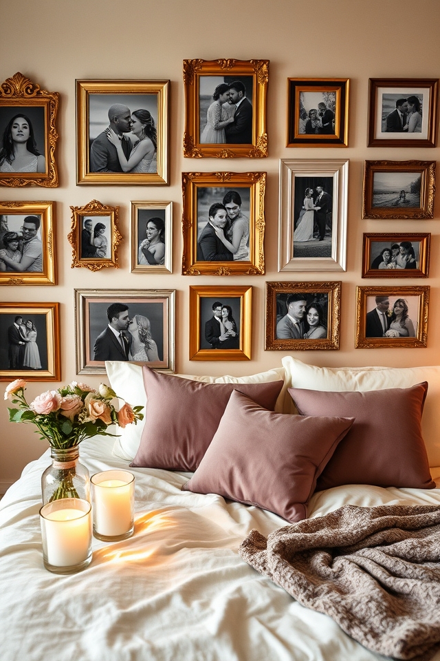 romantic memory photo display