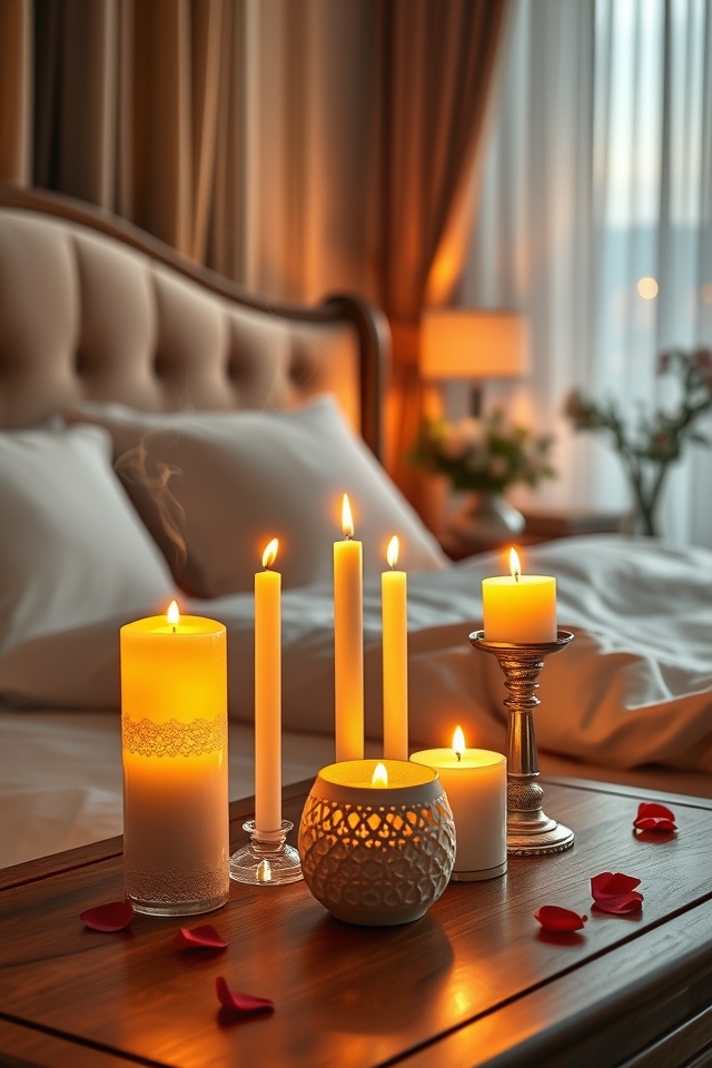 romantic scented atmosphere creation