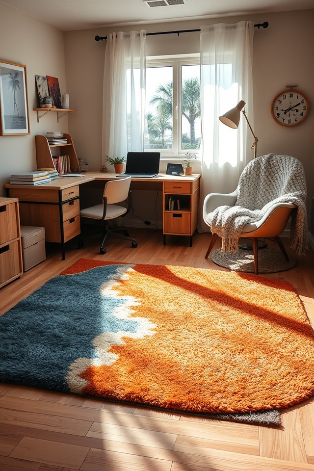 rugs create organized spaces