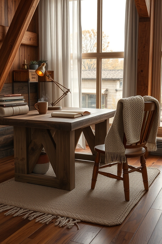 rustic cozy modern nooks