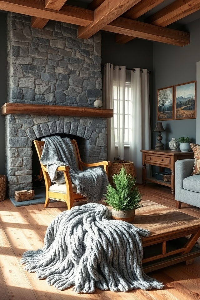 rustic elegance with grays