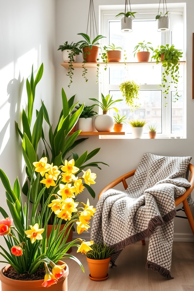 seasonal plant decor swaps
