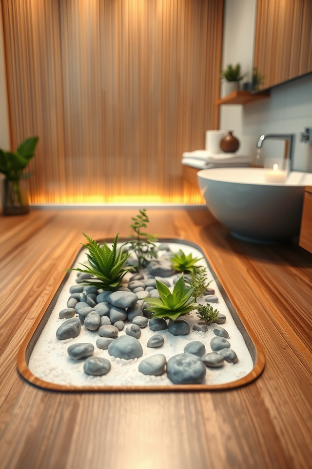 serene bathroom zen garden