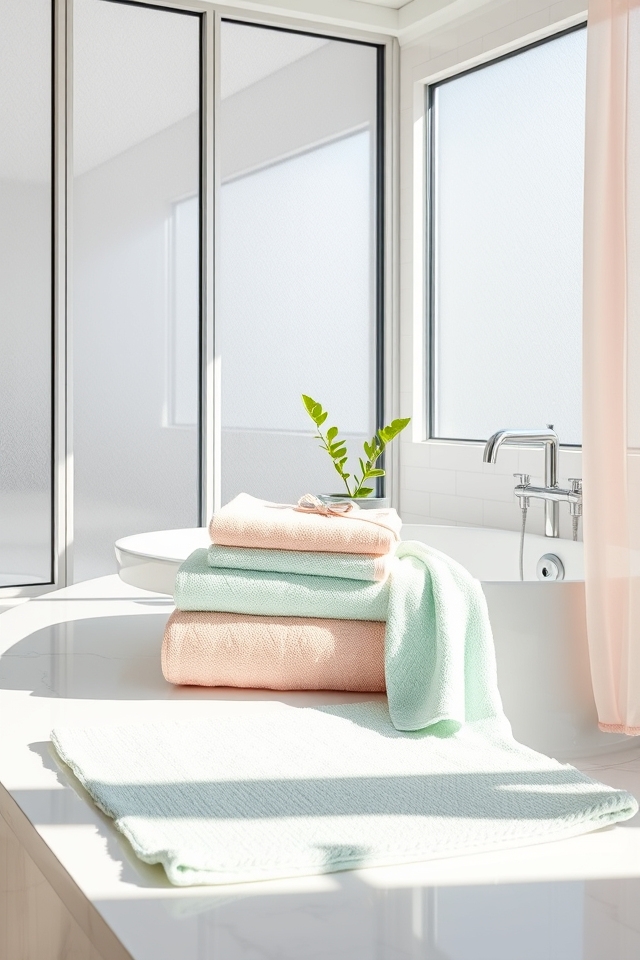 serene pastel soft linens