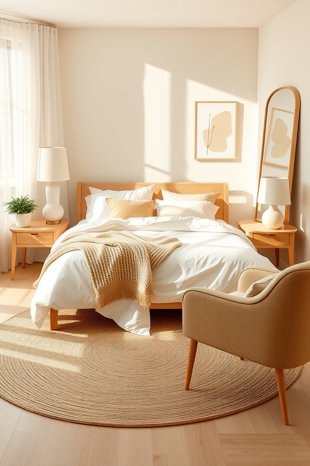serene warm vanilla tones