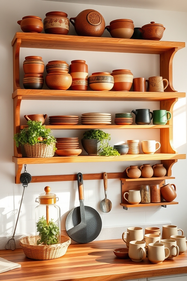 showcase functional artisanal cookware