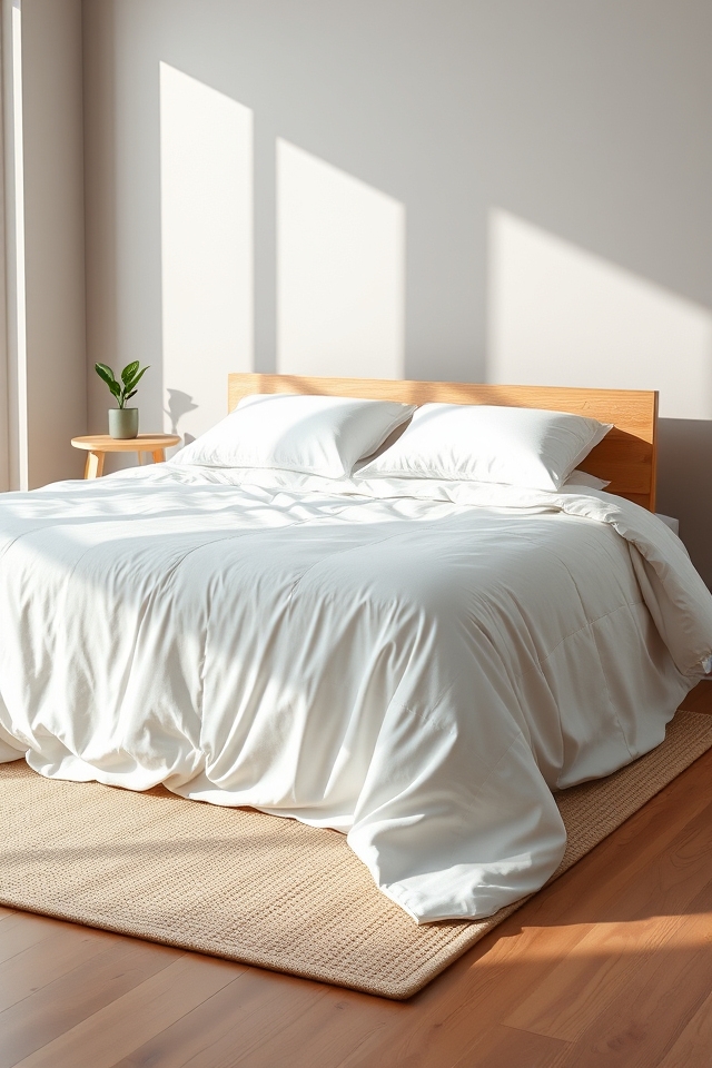 simple neutral bedding choice