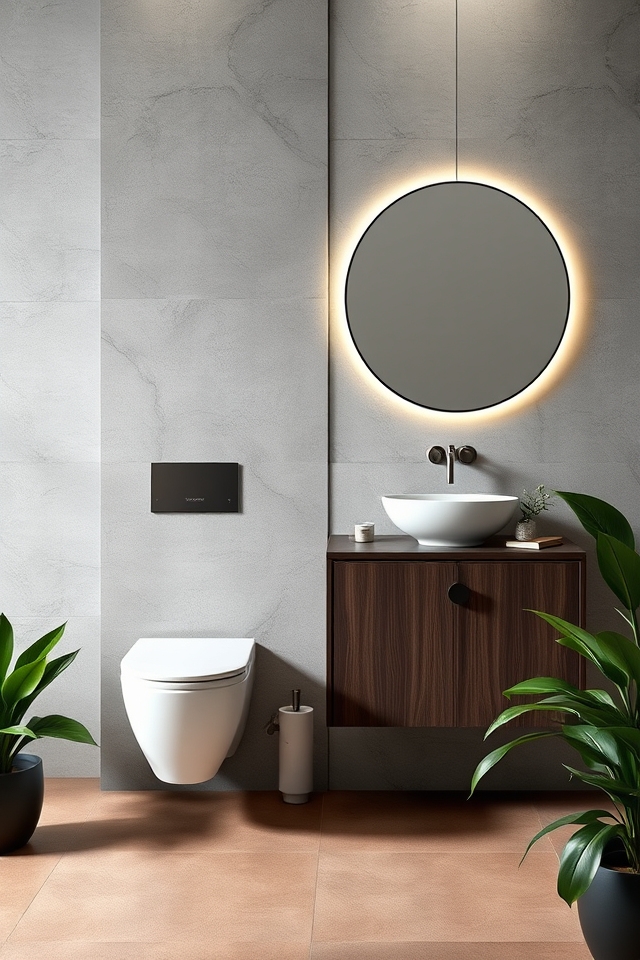 sleek space saving bathroom solution