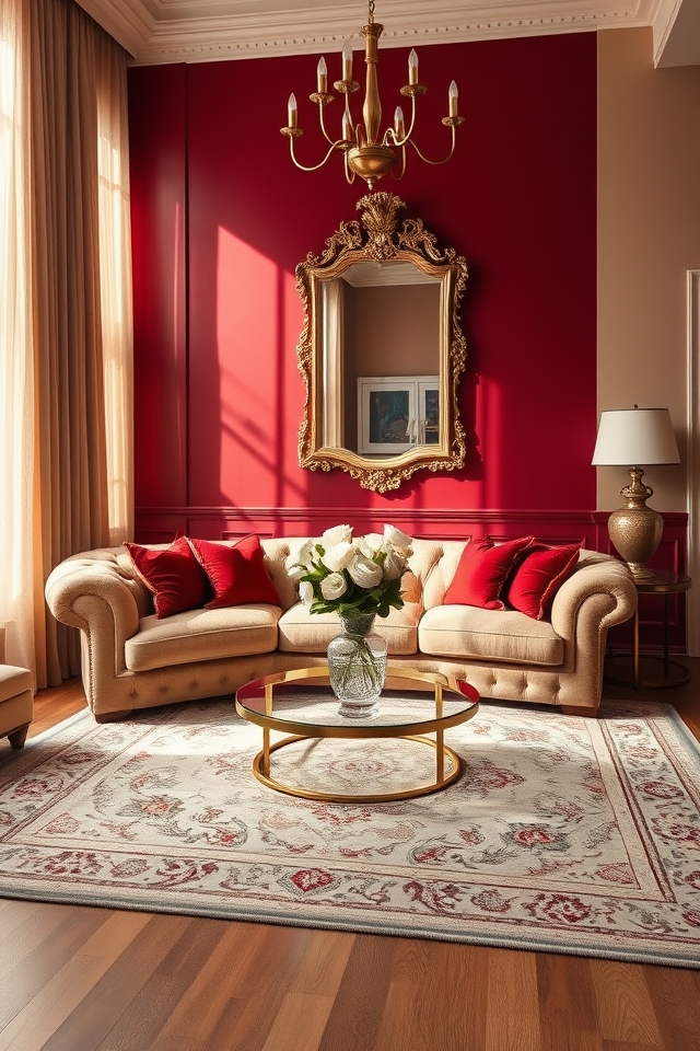sophisticated cherry beige elegance