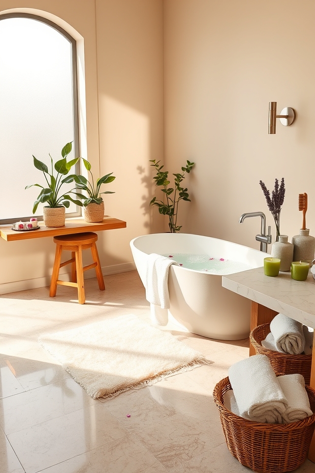 spa inspired bathroom transformation